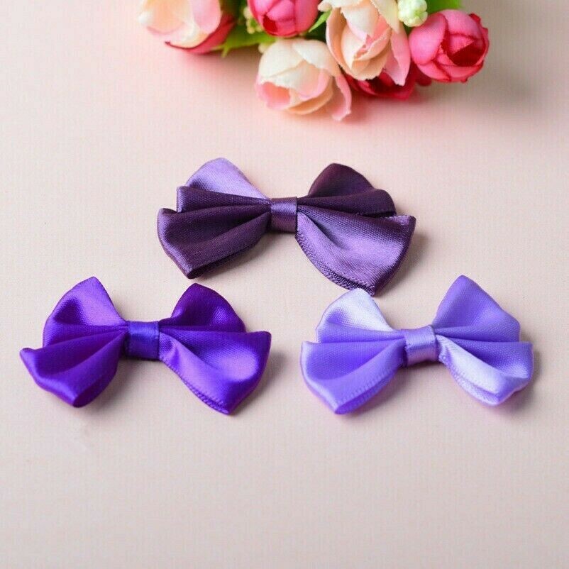 200X Bowknot Home Wedding Party Clothing Decoration Scrapbooking DIY Crafts