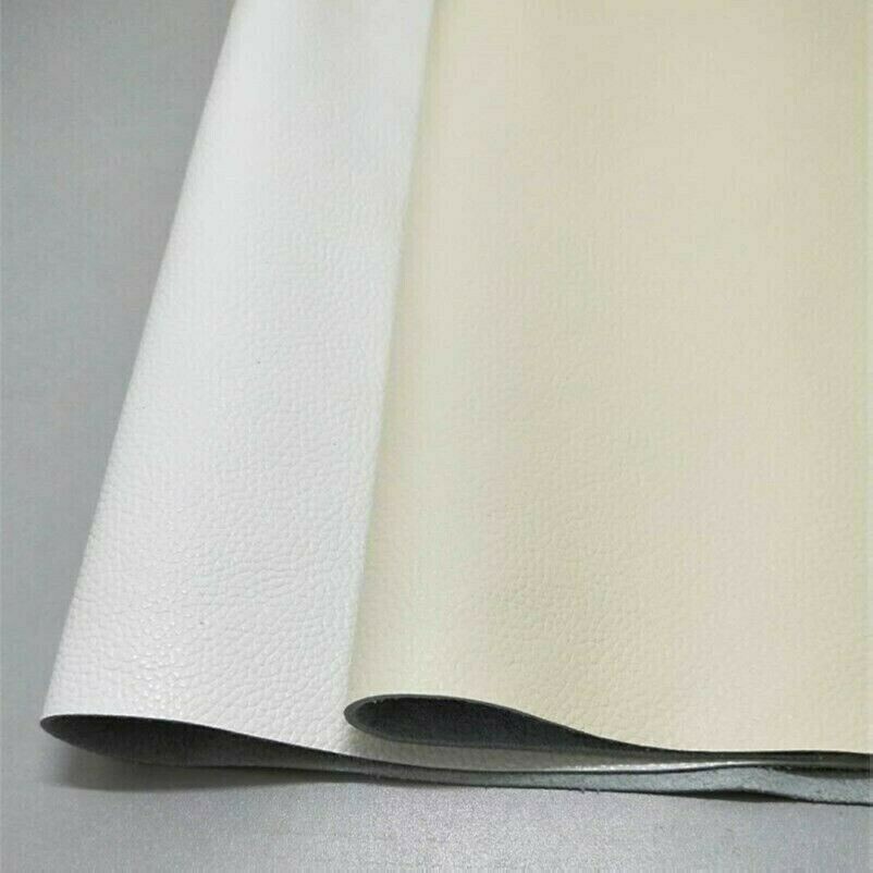 Genuine Real Leather Fabric First Layer Cowhide Hide Cut Scrap Material Cream