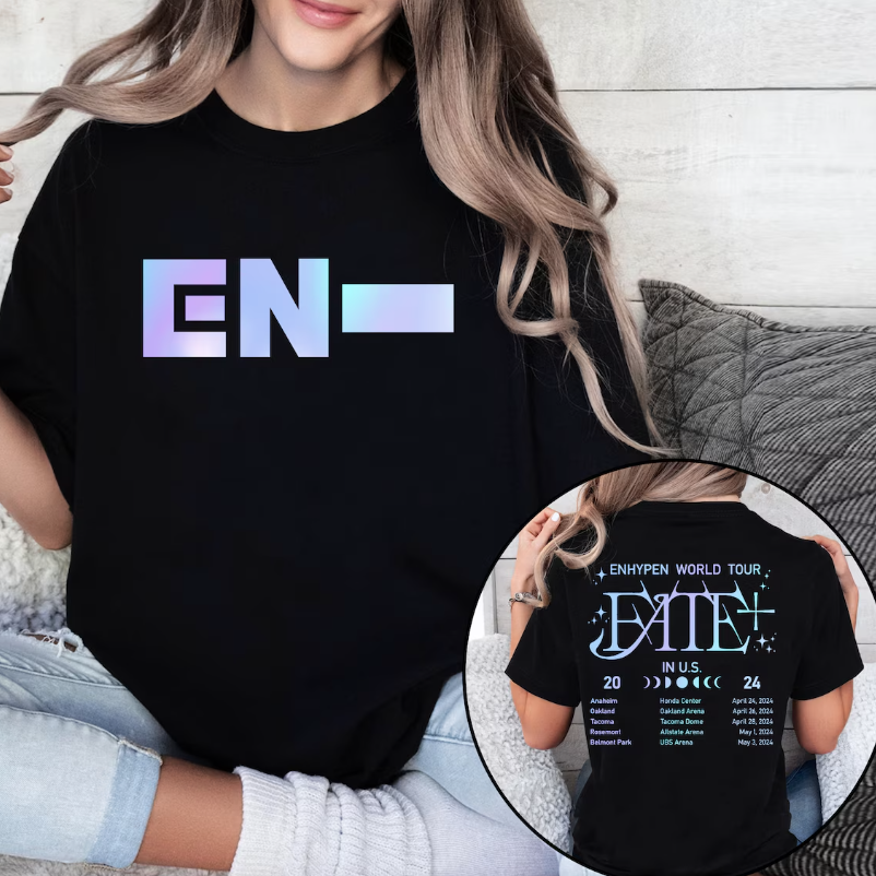 アイドル ENHYPEN S/S T-shirt(Charcoal) ENHYPEN | S/S T-Shirt (Charcoal)