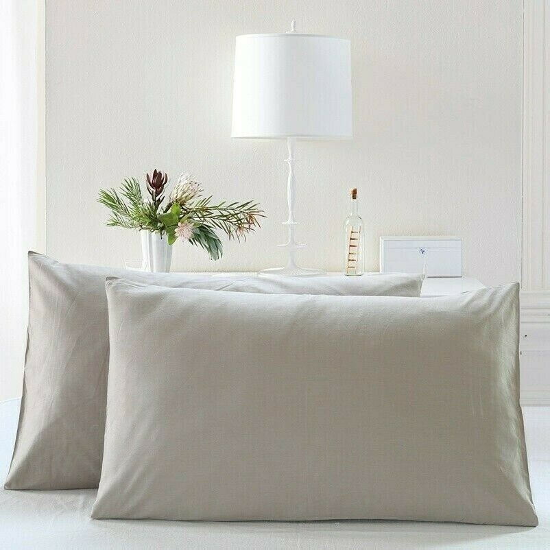 1 Paio Di Federe In Cotone Standard Per Coppia Con Chiusura A Busta Moda