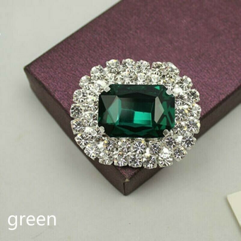 1 Paio Cristallo Strass Stivali Scarpe Clip Bling Oreficeria Donna Alto Tacchi