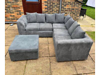 brand new dual arm 5 seater sofa