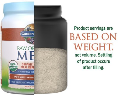 Garden Of Life Meal Replacement Organic Plant Based Protein Powder Vanilla Chai