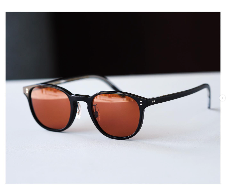 Pre-owned Oliver Peoples Fairmont 49mm Sun In Black/persimmon Msrp$546 Mcconaughey's Fav In Orange