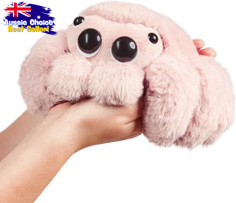 Cute 9.8" Spider Plush Toy - Soft Halloween Stuffed Animal, Valentine Gift