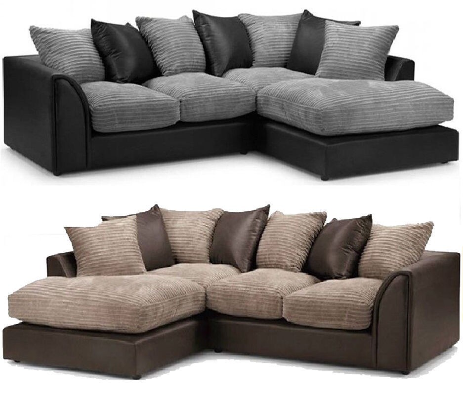 👑👑GREAT SALE OFFER Byran / Dylan Jumbo Cord Sofa (Any Corner or 3+2
