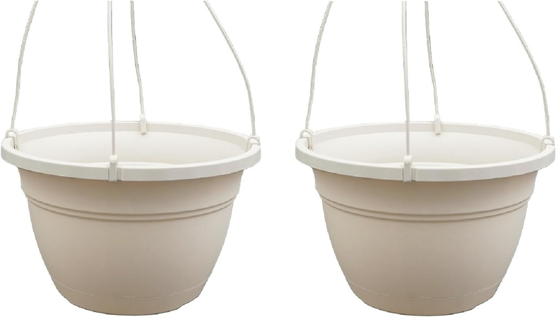 Eclipse Hanging Planters for Outdoor Plants - Lightweight Outdoor Hanging Plant
