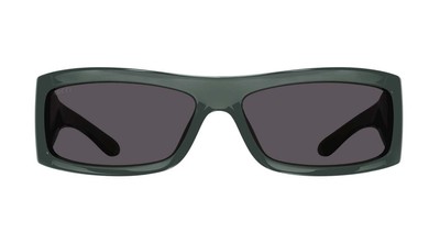 Pre-owned Gucci Gg1492s-001 Green Sunglasses In Gray