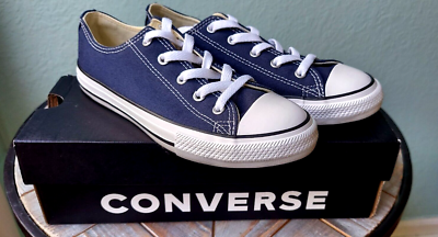 Converse All Star Sneakers Youth US Size 3 Navy 3J237 New With Box