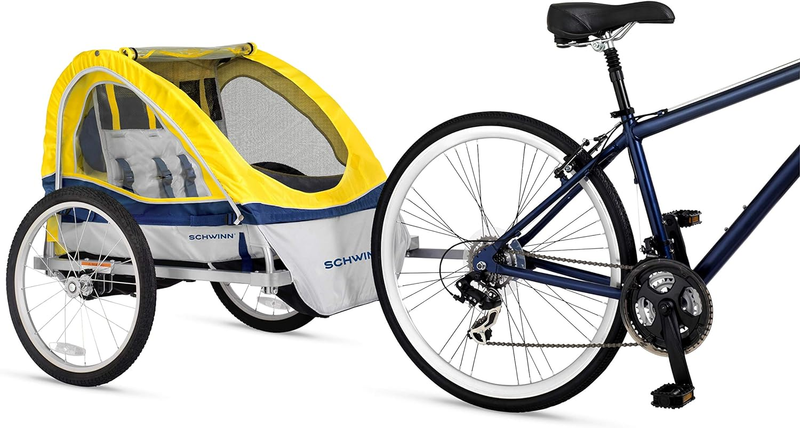 Echo, and Trailblazer Child Bike Trailer, Single and Double Baby Carrier, Canopy