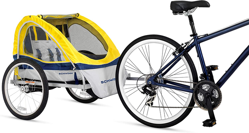 Schwinn Echo, and Trailblazer Child Bike Trailer, Single and Double Baby Carrier