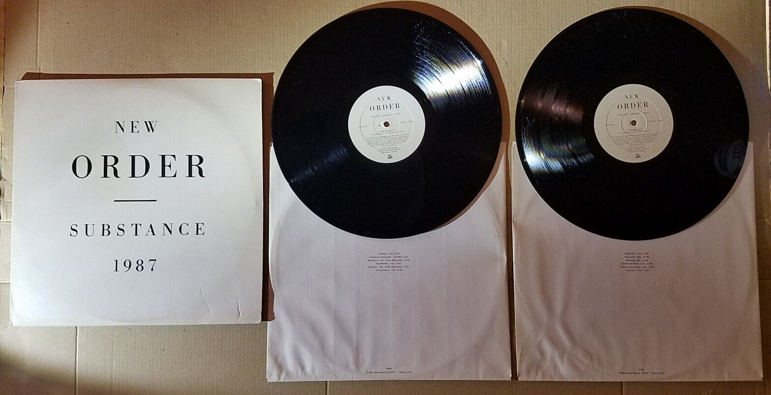 未使用品アナログレコード2LP　NEW ORDER　SUBSTANCE 1987 New Order: Substance Vinyl 2LP — TurntableLab.com