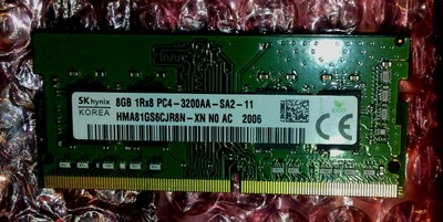 SK HYNIX 8GB PC4-3200 DDR4 SODIMM LAPTOP MEMORY HMA81GS6CJR8N-XN