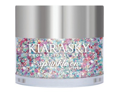 Kiara Sky Sprinkle On Collection (Glitter Nail Art) 1 Oz Each