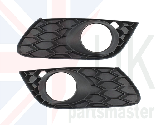 SET COPPIA GRIGLIA COPRIFENDINEBBIA PARAURTI ANTERIORE SKODA OCTAVIA VRS MK2