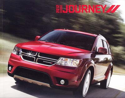 2012 Dodge Journey AVP SE SXT CREW R/T Deluxe Dealer Sales Brochure