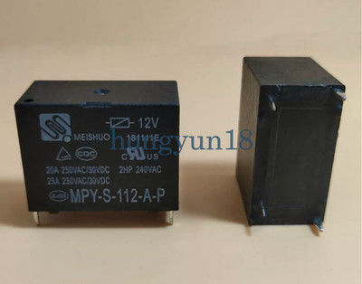 5PCS Suitable For MPY-S-112-A-P Power Relay 4 Pins 12VDC 20A 250VAC