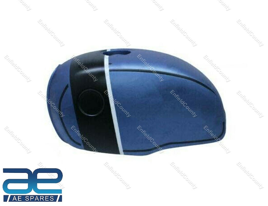 Fits For BMW R100 RT RS R90 R80 R75 Blue & Black Strap Matt Steel Tank 