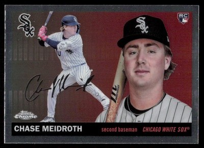 2025 Topps Chrome Platinum Chase Meidroth RC Chicago White Sox #388