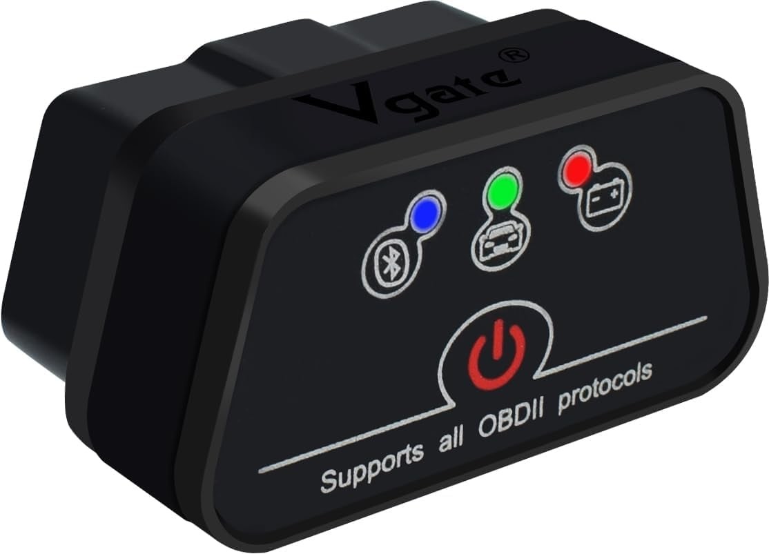 Vgate iCar2 OBD2 Bluetooth Adapter Diagnostic Scanner for iOS & Android