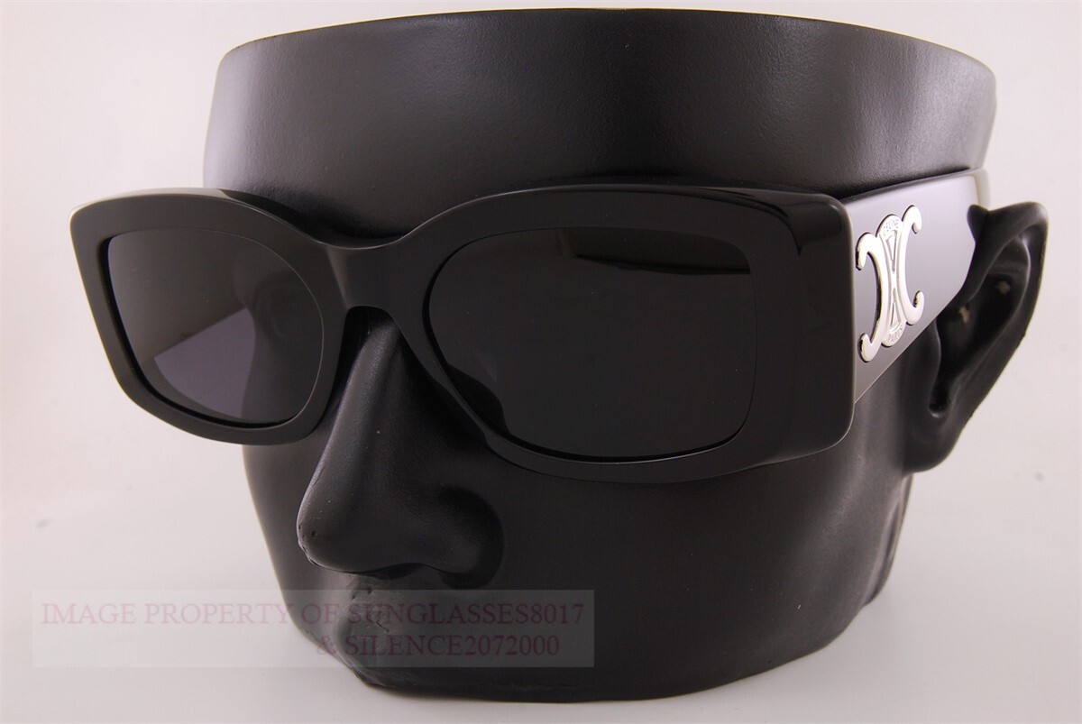 Pre-owned Celine Brand  Sunglasses Cl 40282u 01a Black/dark Gray For Men Women