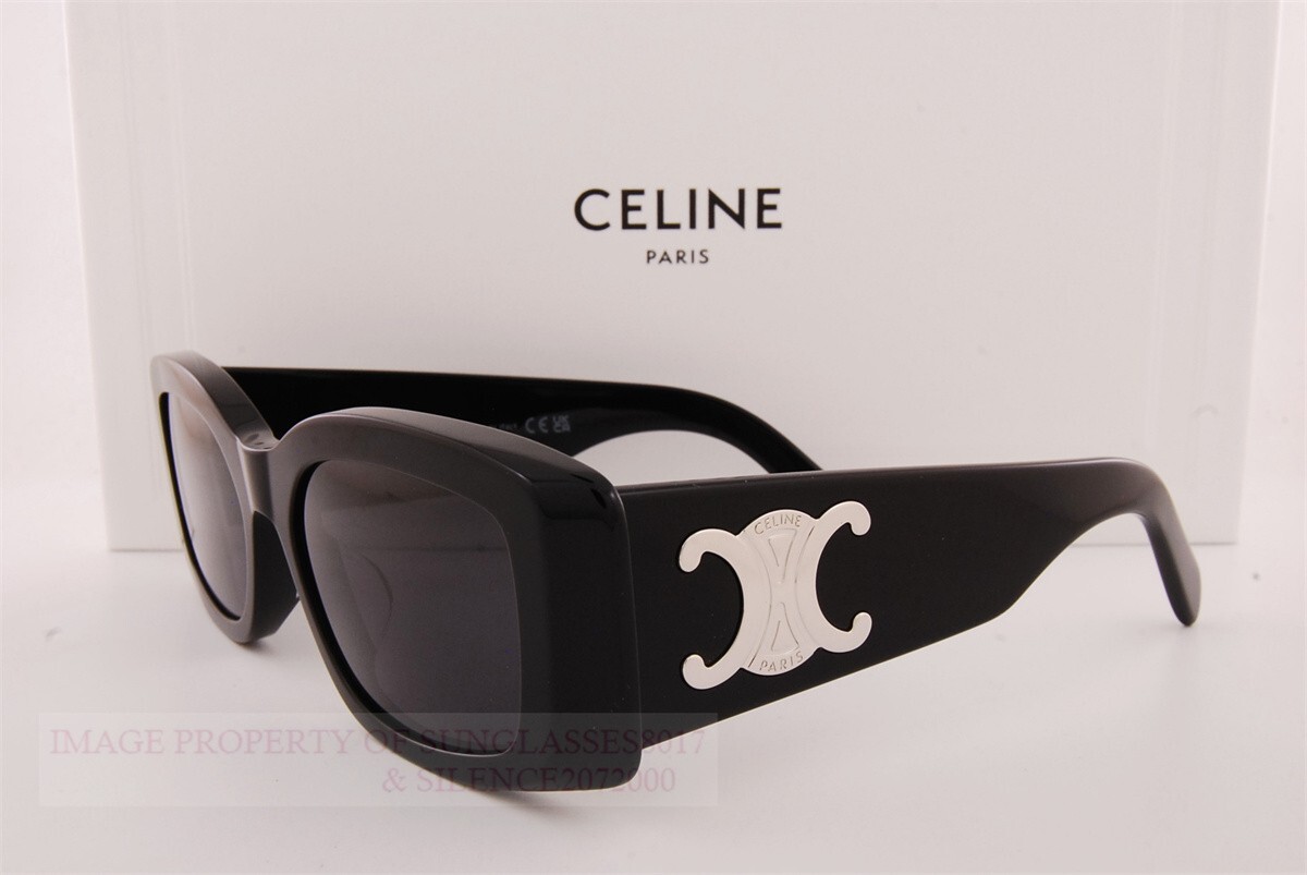 Pre-owned Celine Brand  Sunglasses Cl 40282u 01a Black/dark Gray For Men Women