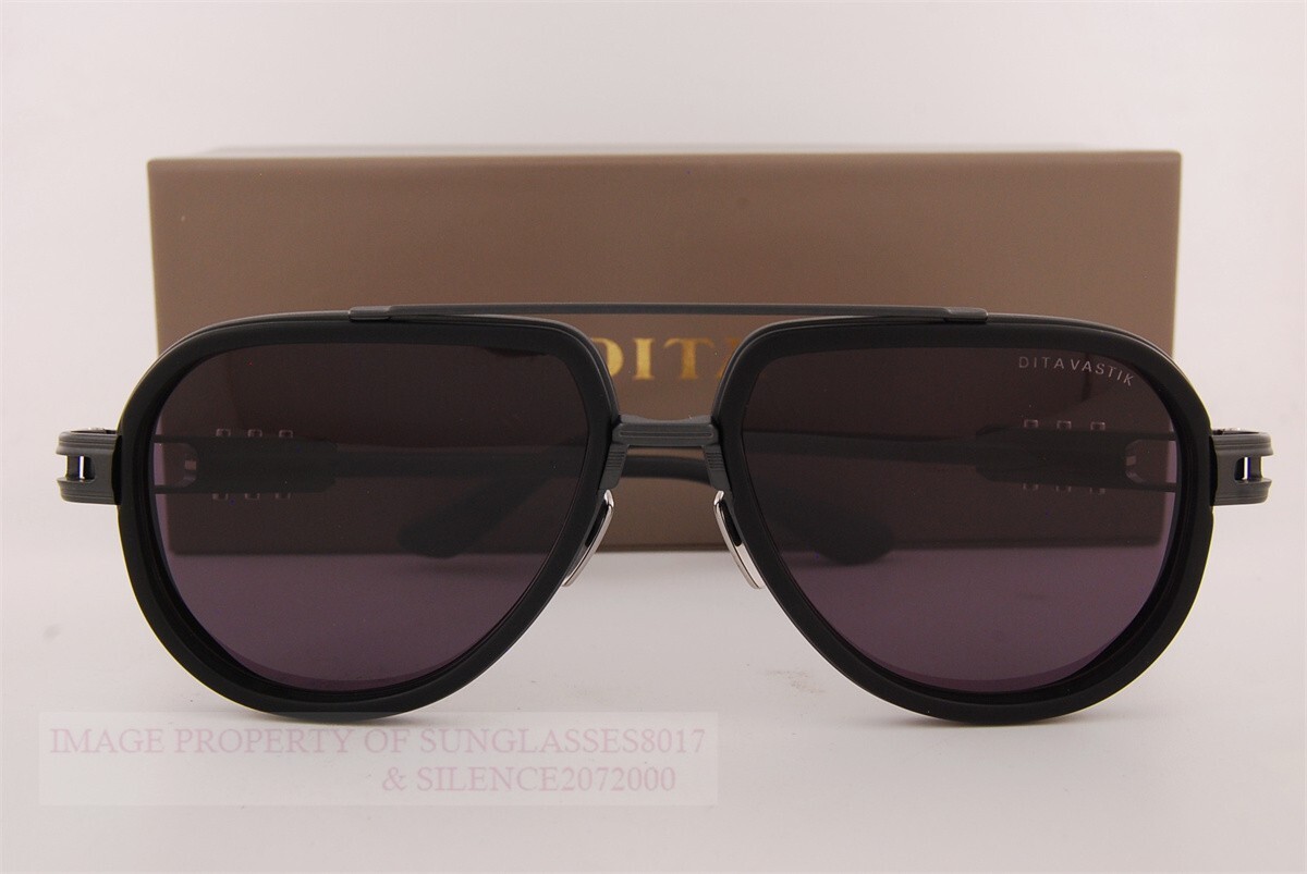 Pre-owned Dita Brand  Sunglasses Vastik Dts441-a-02 Black/dark Gray For Men
