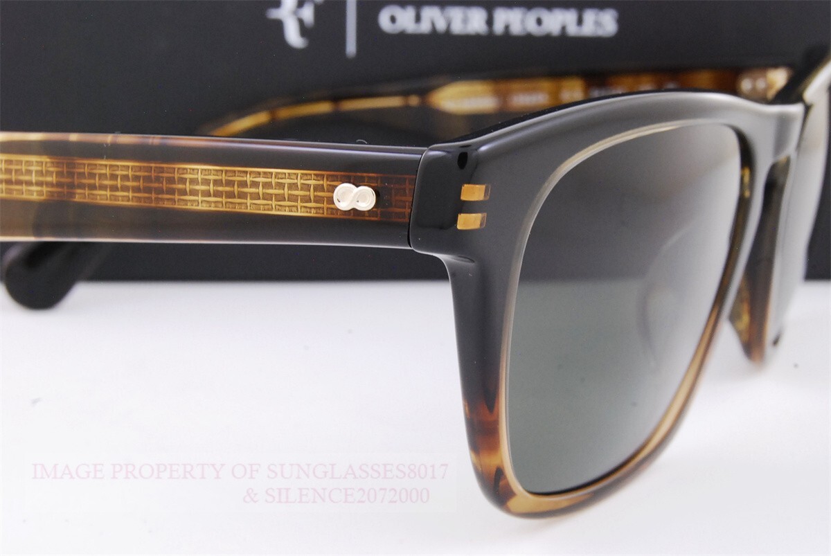 Pre-owned Oliver Peoples Brand  Sunglasses R-3 Ov 5555/su 13929a Cortado/g-15 Polarized