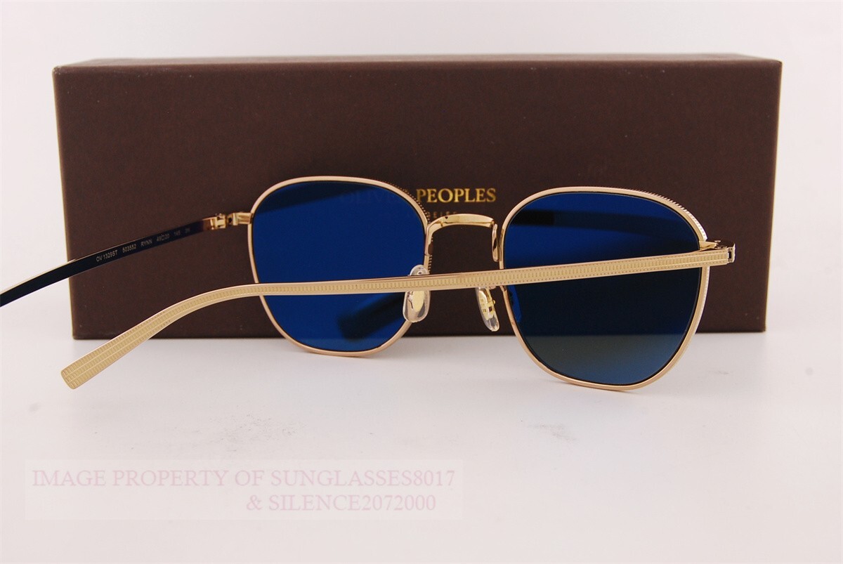 Pre-owned Oliver Peoples Sunglasses Ov 1329/st 503552 Gold/green