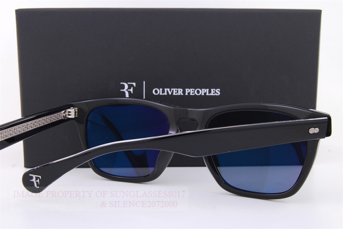 Pre-owned Oliver Peoples Brand  Sunglasses R-3 Ov 5555/su 149281 Black/grey Polarized In Gray