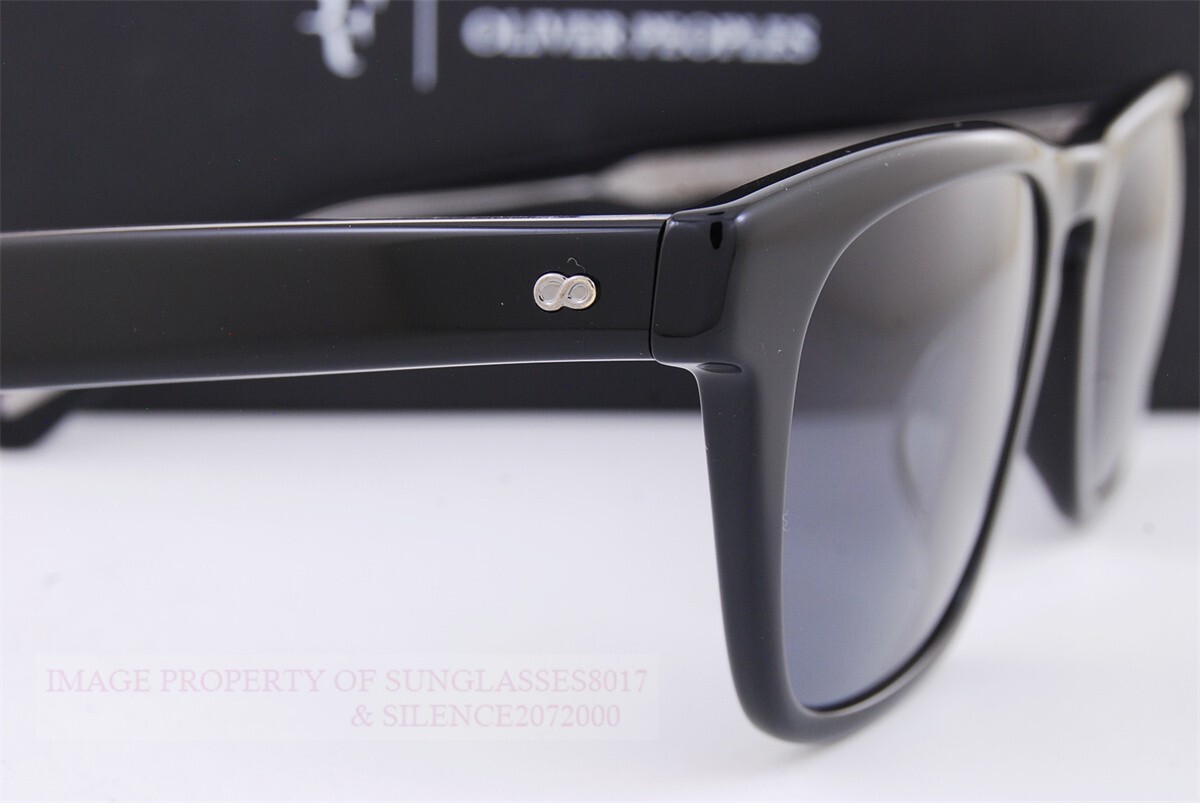 Pre-owned Oliver Peoples Brand  Sunglasses R-3 Ov 5555/su 149281 Black/grey Polarized In Gray
