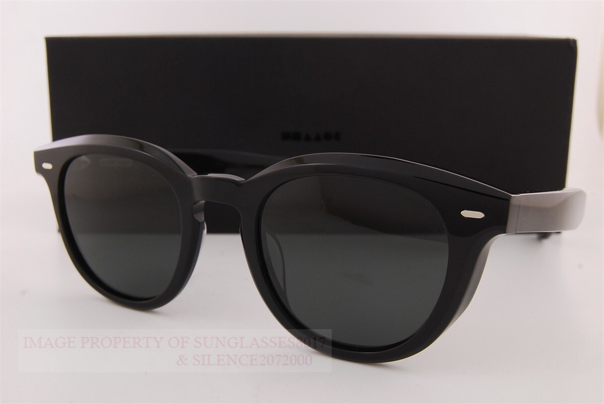 Pre-owned Oliver Peoples Sunglasses N.05 Sun Ov 5547su 1731p2 Black/midnight Polarized In Midnight Expree