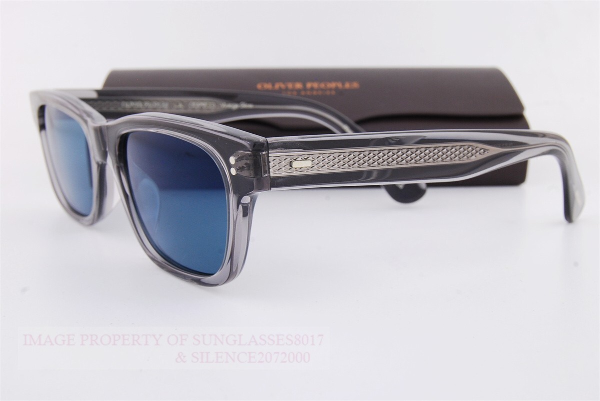 Pre-owned Oliver Peoples Sunglasses Rosson Sun Ov 5540/su 1132w5 Grey Crystal/blue