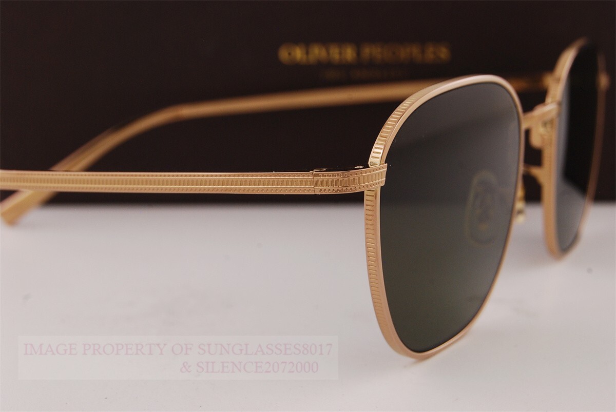 Pre-owned Oliver Peoples Sunglasses Ov 1329/st 503552 Gold/green