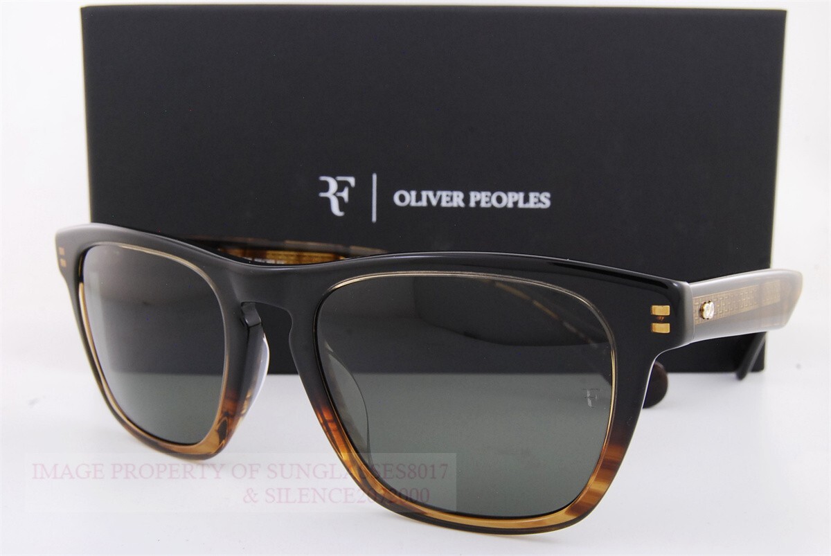 Pre-owned Oliver Peoples Brand  Sunglasses R-3 Ov 5555/su 13929a Cortado/g-15 Polarized