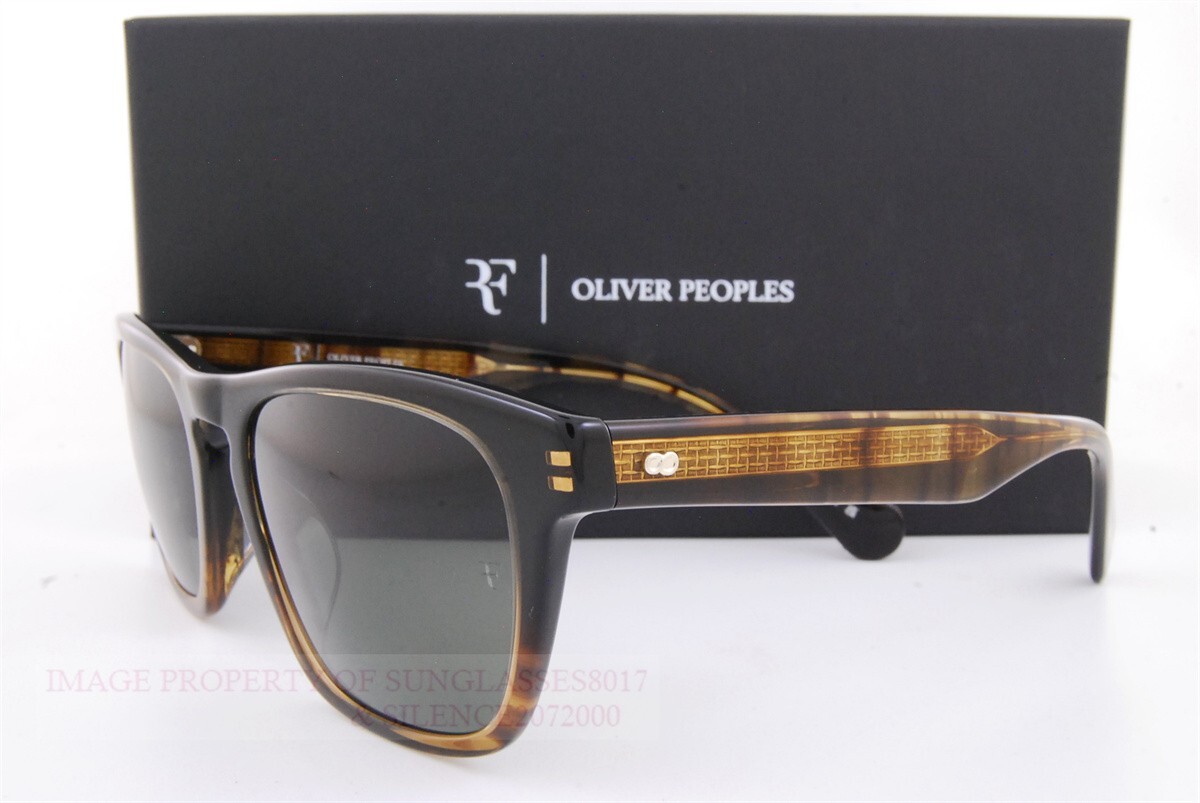 Pre-owned Oliver Peoples Brand  Sunglasses R-3 Ov 5555/su 13929a Cortado/g-15 Polarized