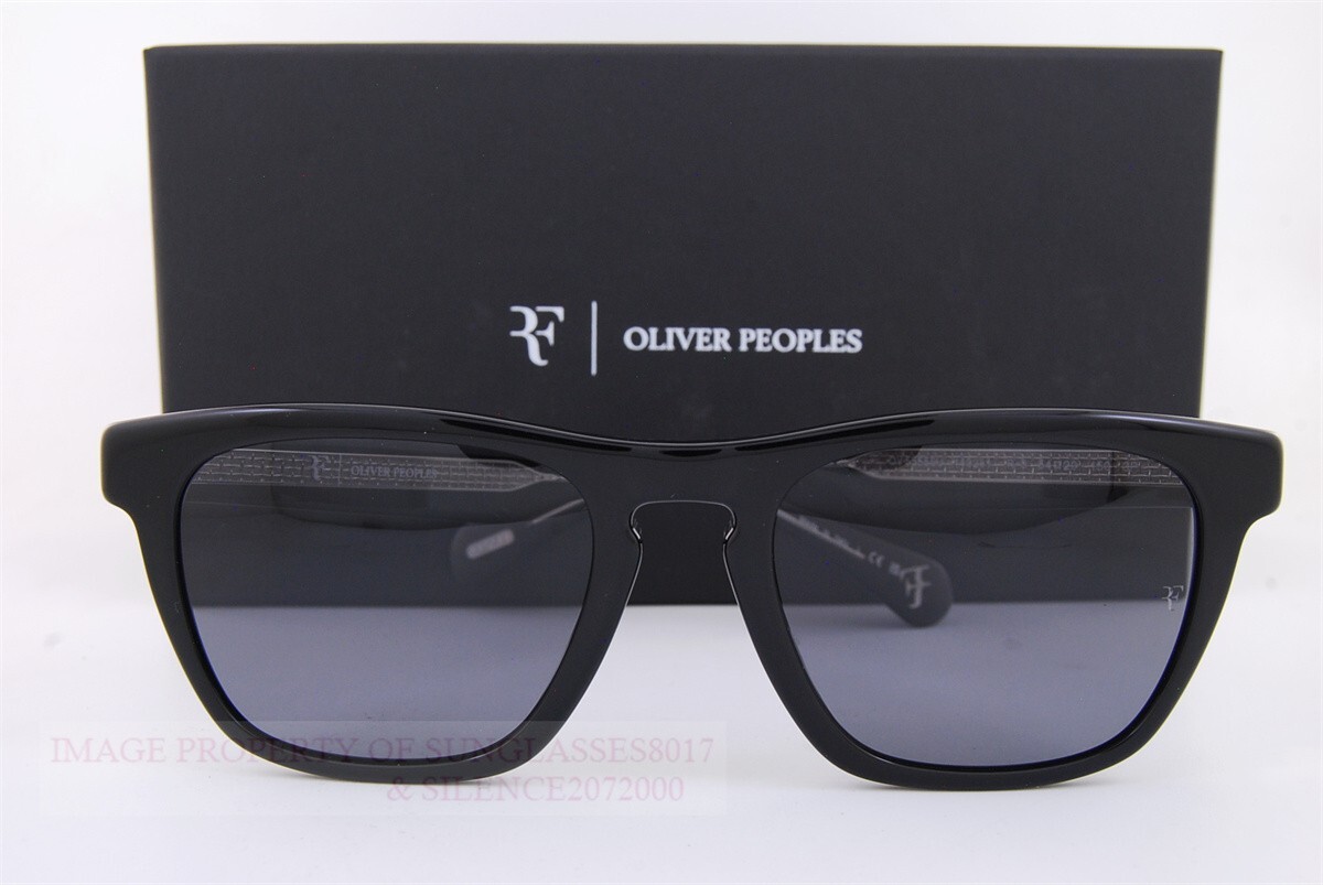 Pre-owned Oliver Peoples Brand  Sunglasses R-3 Ov 5555/su 149281 Black/grey Polarized In Gray