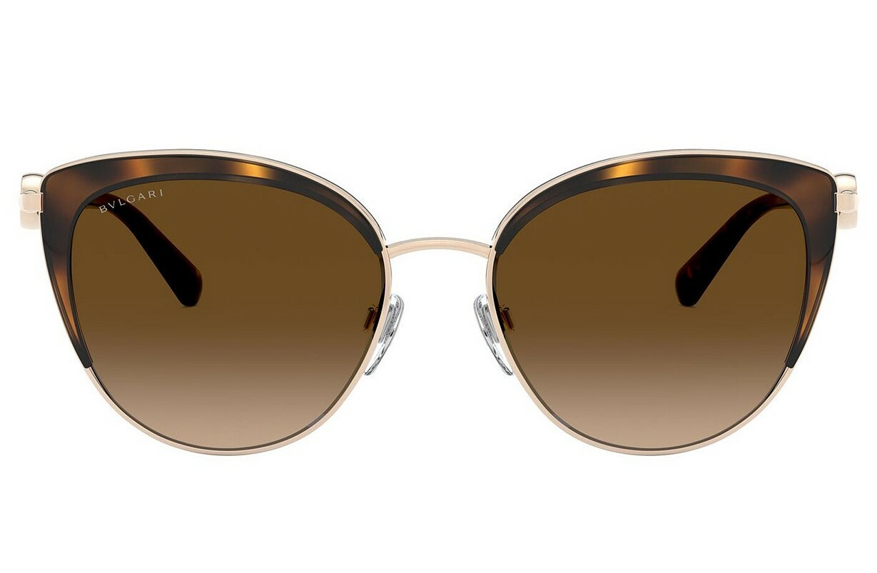 Pre-owned Bvlgari Miu Miu Mu 53ys Rose Gold/dark Blue (zvf1/v1) Sunglasses In Brown