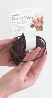 Rustic Grapevine Wire OASIS  floral floristry crafts weddings 70 FEET 18 GAUGE