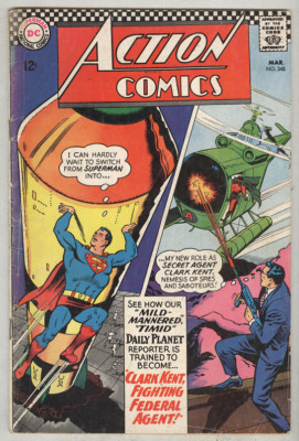 Action Comics #348 March 1967 VG
