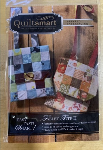 Tablet Tote Fun Pack - Pattern And Printed Interfacing By Quiltsmart