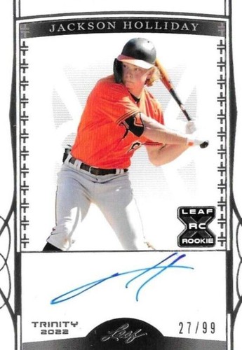 2022 Leaf Trinity - Jackson Holliday #CA-JH1