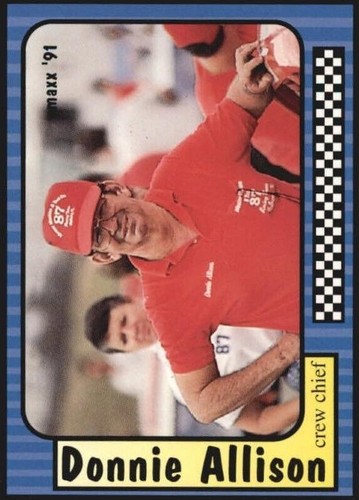 1991 Maxx Collection Update - Donnie Allison #117