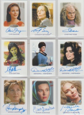 Women of Star Trek 2017 auto card Donna Murphy