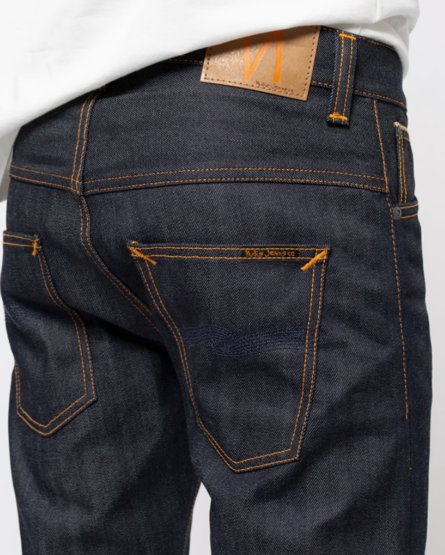 Pre-owned Nudie Jeans Man Thin Finn Dry Selvage Comfort 12.5 oz 111868