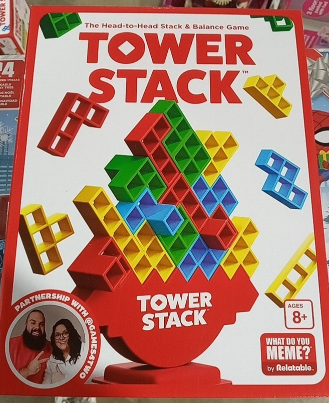 Exciting Tower Stack Game by Relatable Family Fun for Kids Adults NIB