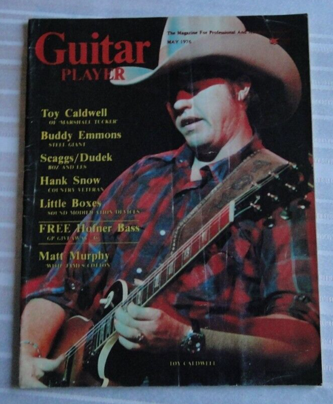 Vintage Magazine Guitar Player 1976 Toy Caldwell Buddy Emmons Scaggs Dudek   160