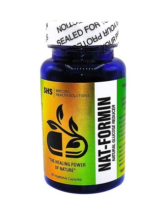 SHS NAT-FORMIN - Natural Glucose Reducer - 200mg - 60 Vegetable Capsules