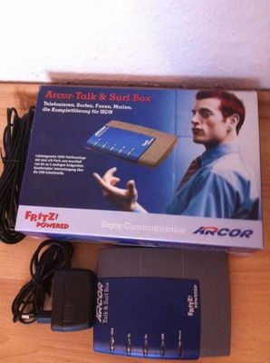 ISDN FRITZ BOX MODEM FÜRS TELEPHONIEREN UND SURFEN