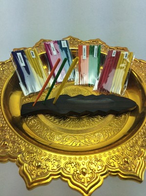 new 40pcs mix incense quality joss sticks aroma burner with 1pc